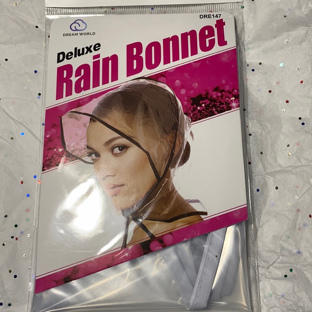 Deluxe Rain Bonnet (clear)
